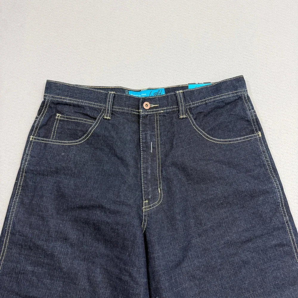 Vintage Wckd Jean Shorts Men's 36 Blue 16